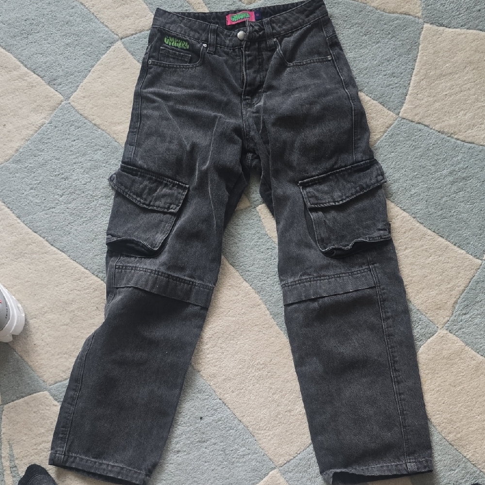 Empyre Dark Gray Cargo Jeans